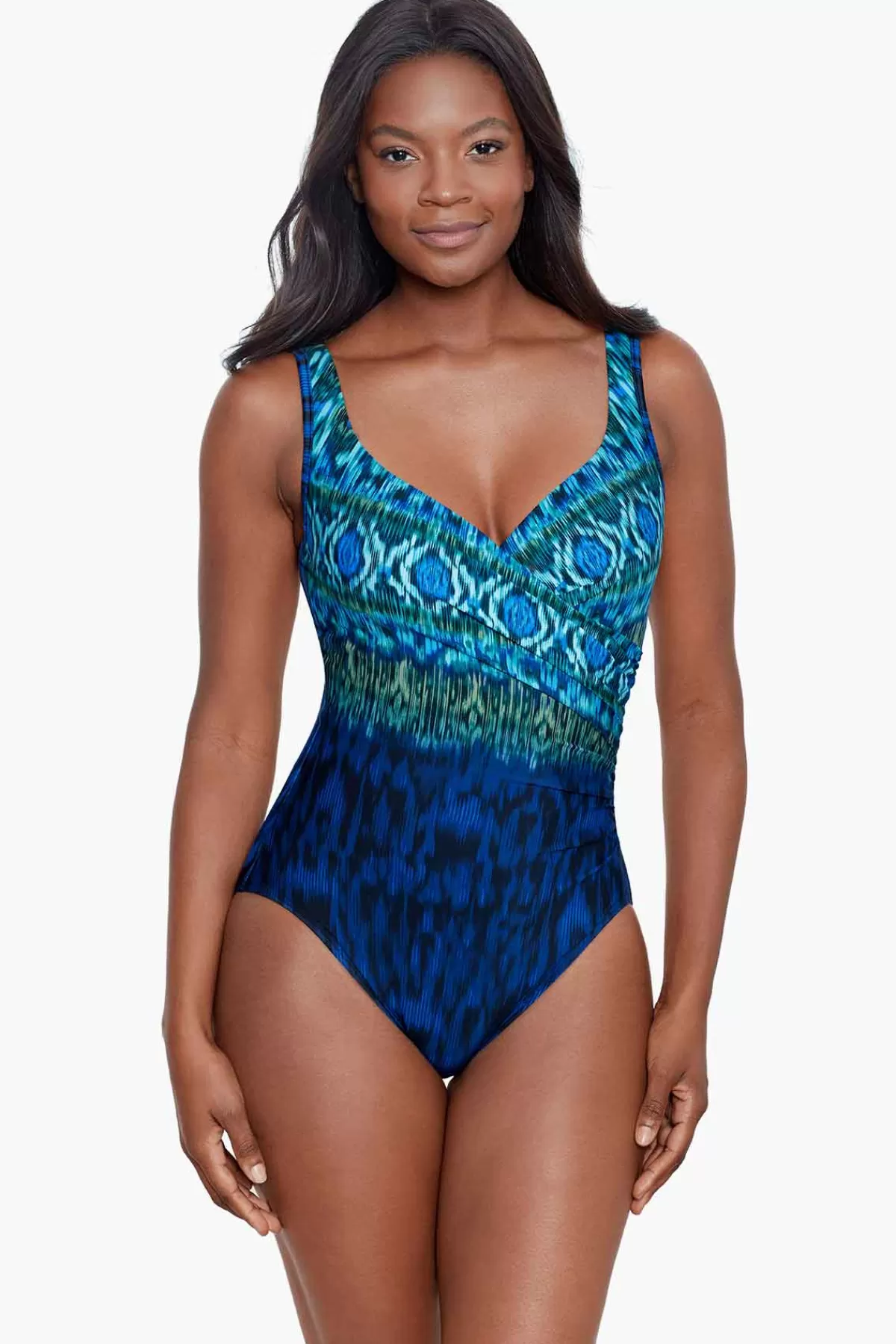 Miraclesuit Alhambra It'S A Wrap One Piece Swimsuit | Women One Piece