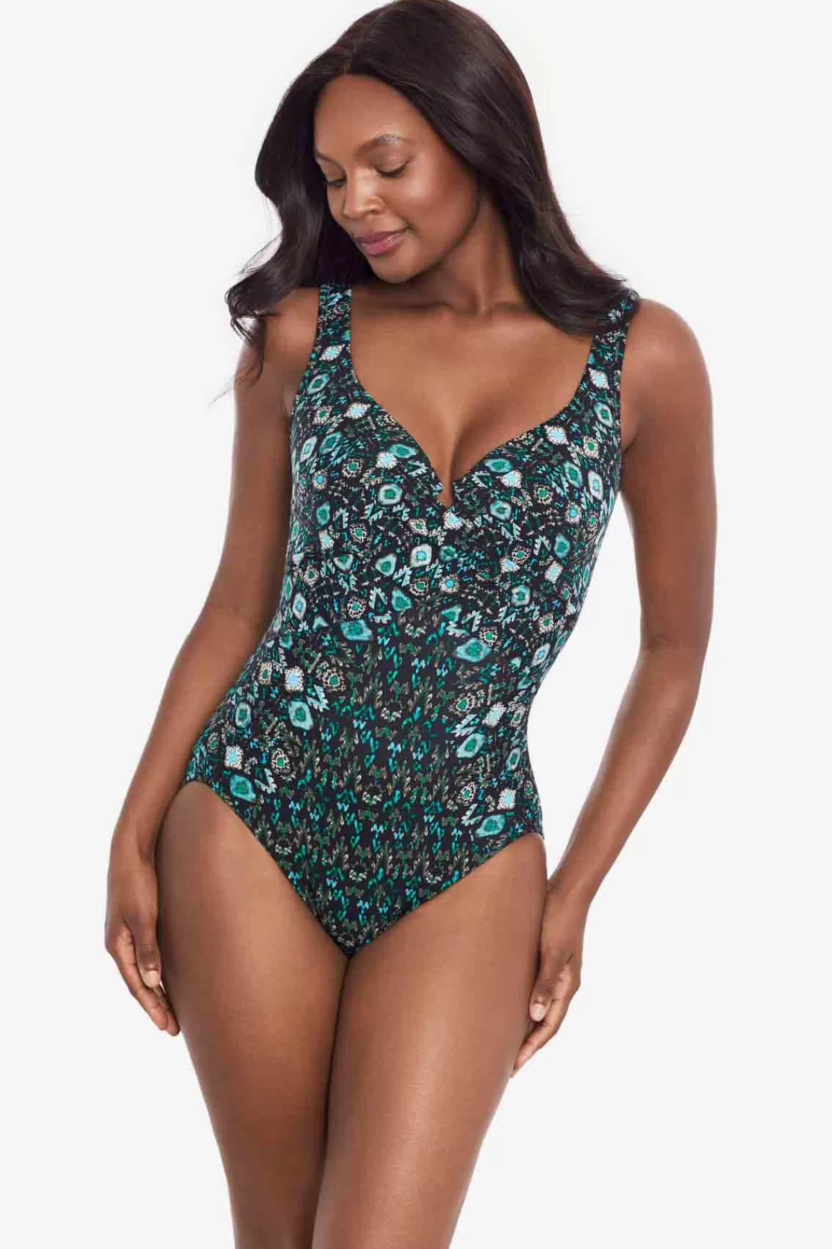 Miraclesuit Bijoux Criss Cross Escape One Piece Swimsuit | Women One Piece