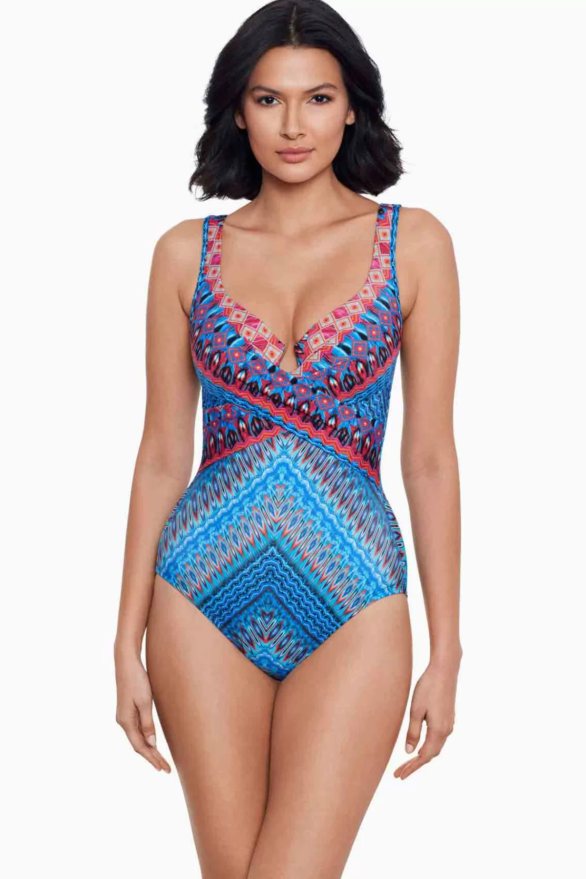 Miraclesuit Casablanca Criss Cross Escape One Piece Swimsuit | Women One Piece