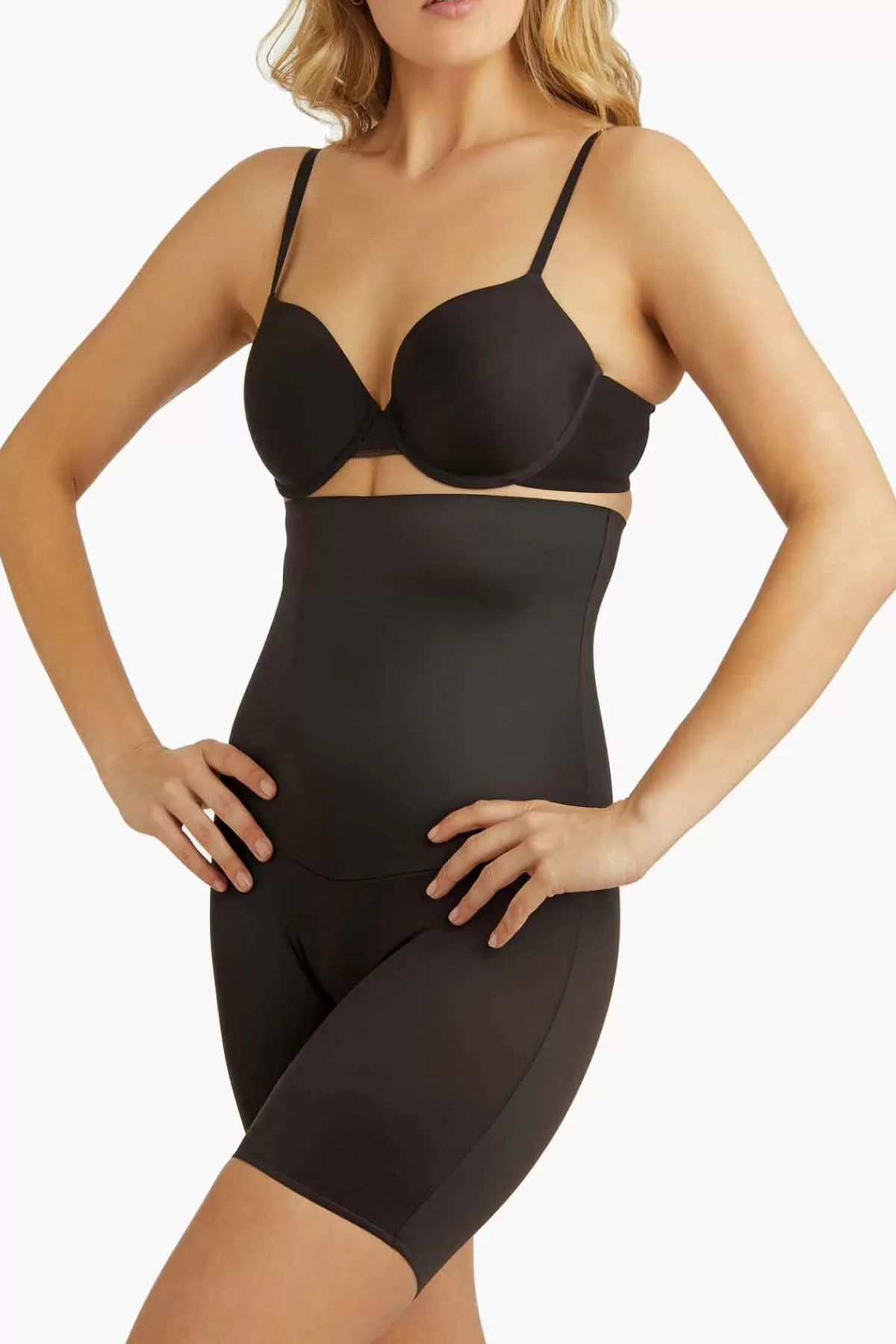 Miraclesuit Comfy Curves Hi-Waist Long Leg Thigh Slimmer Shapewear | Women Shapewear