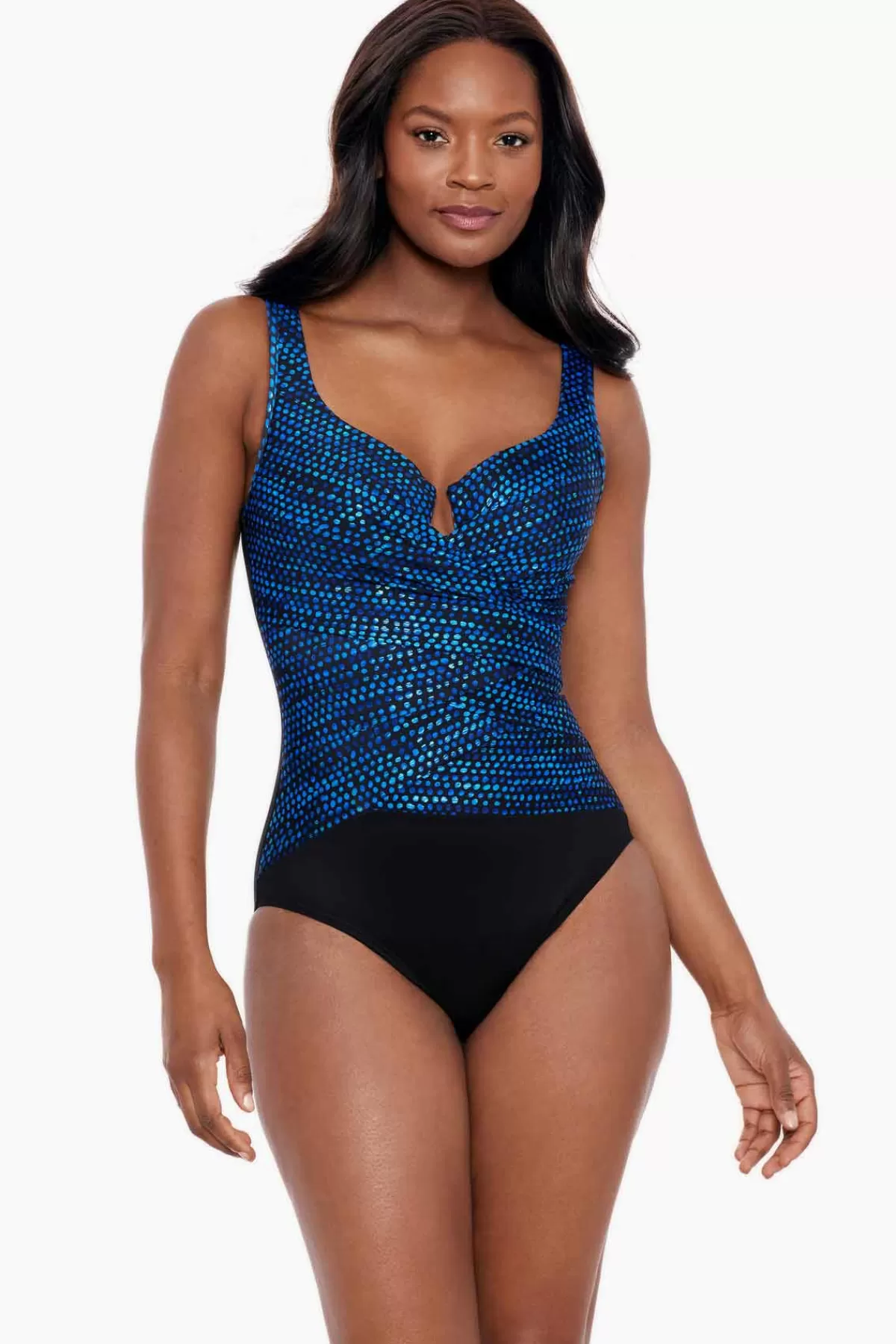 Miraclesuit Dot Com Layered Escape One Piece Swimsuit | Women One Piece