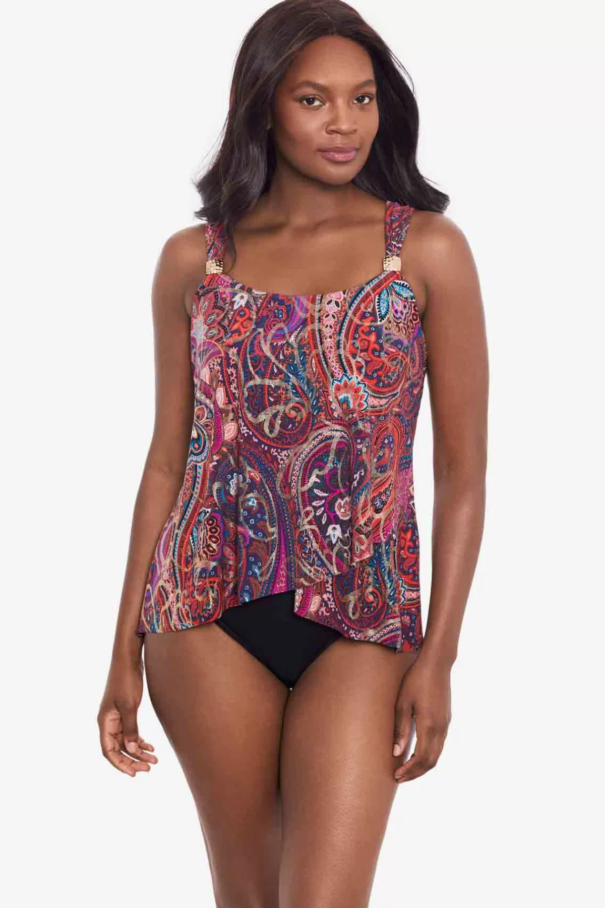 Miraclesuit Dynasty Dazzle Tankini Top | Women Tankini Tops