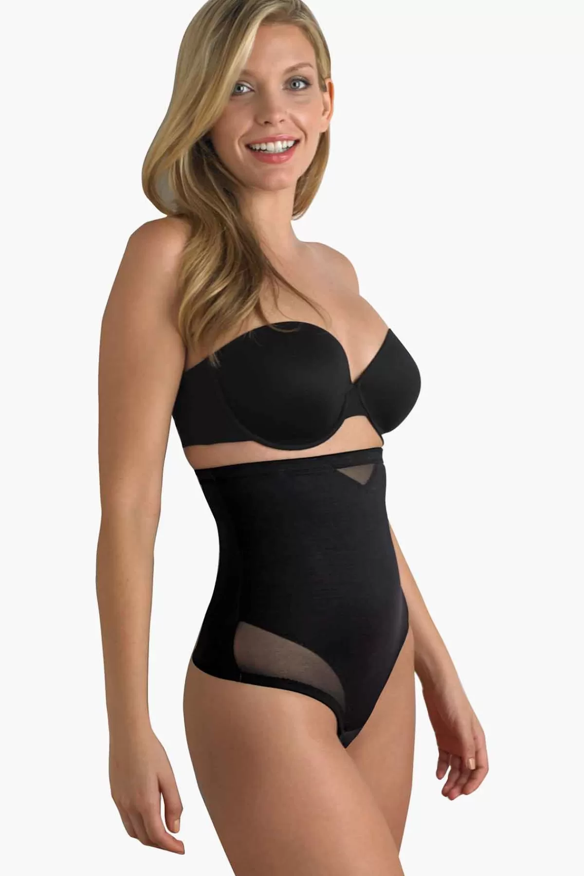 Miraclesuit Extra Firm Control Sheer Shaping High Waist Thong | Women Shapewear