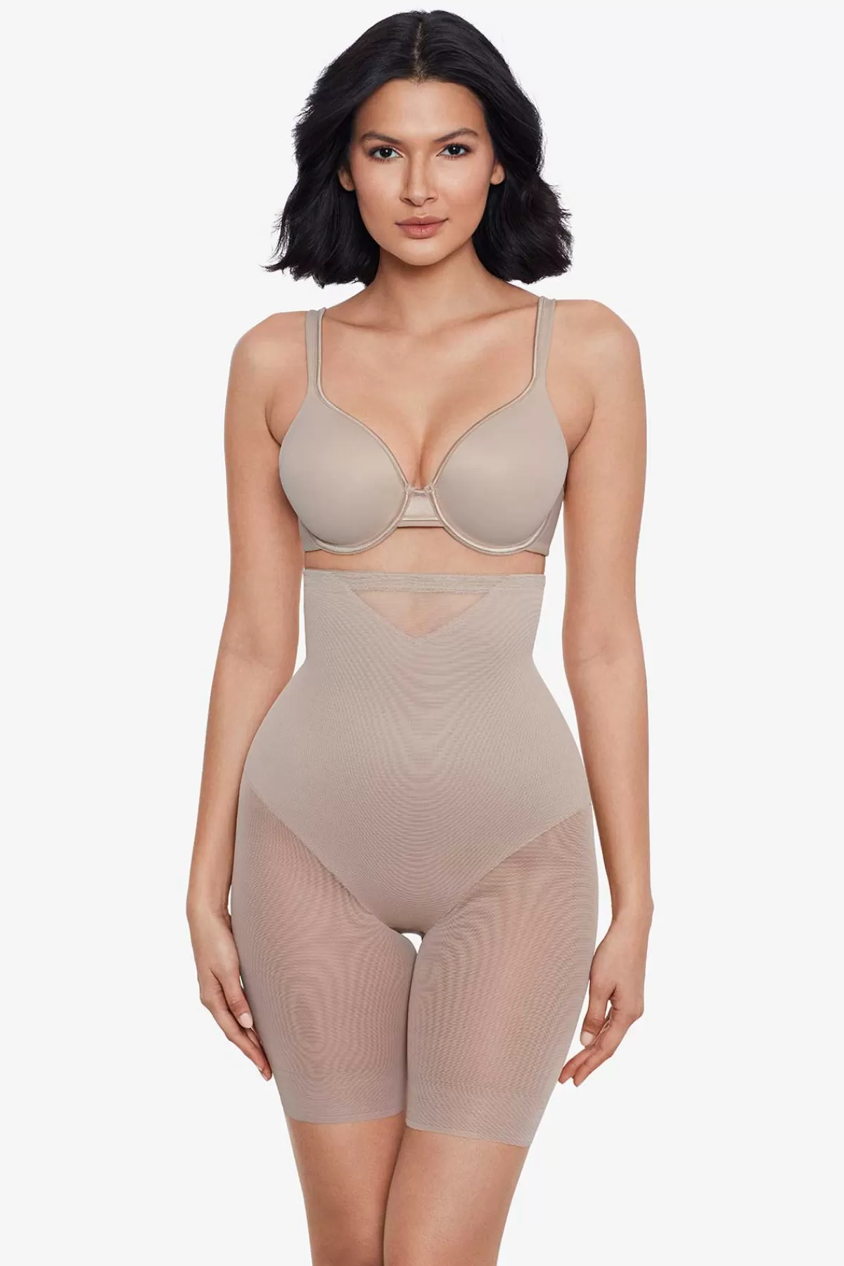 Miraclesuit Extra Firm Sexy Sheer Shaping Hi-Waist Thigh Slimmer | Women Shapewear