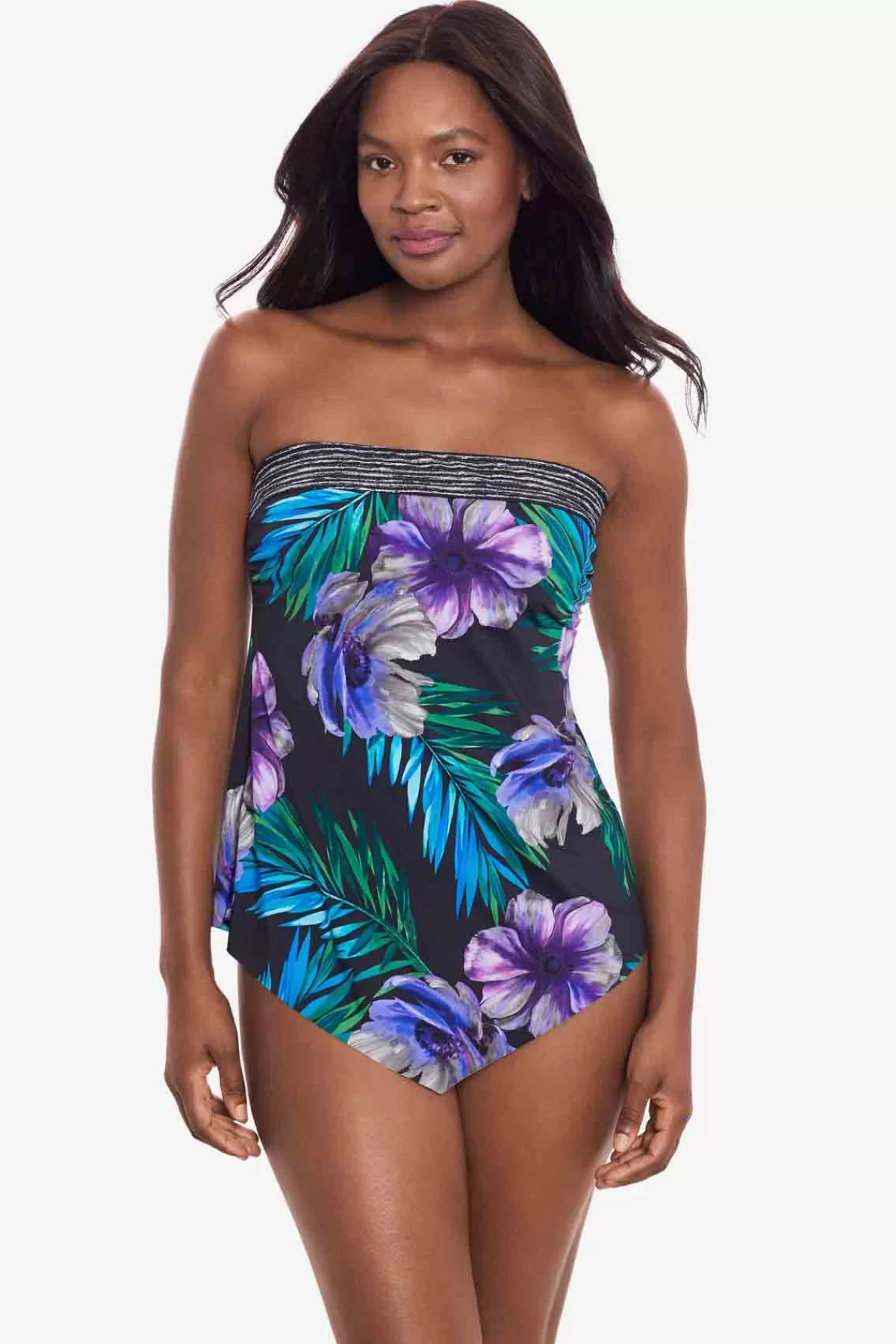 Miraclesuit Flora Aura Hankini Tankini Top | Women Tankini Tops