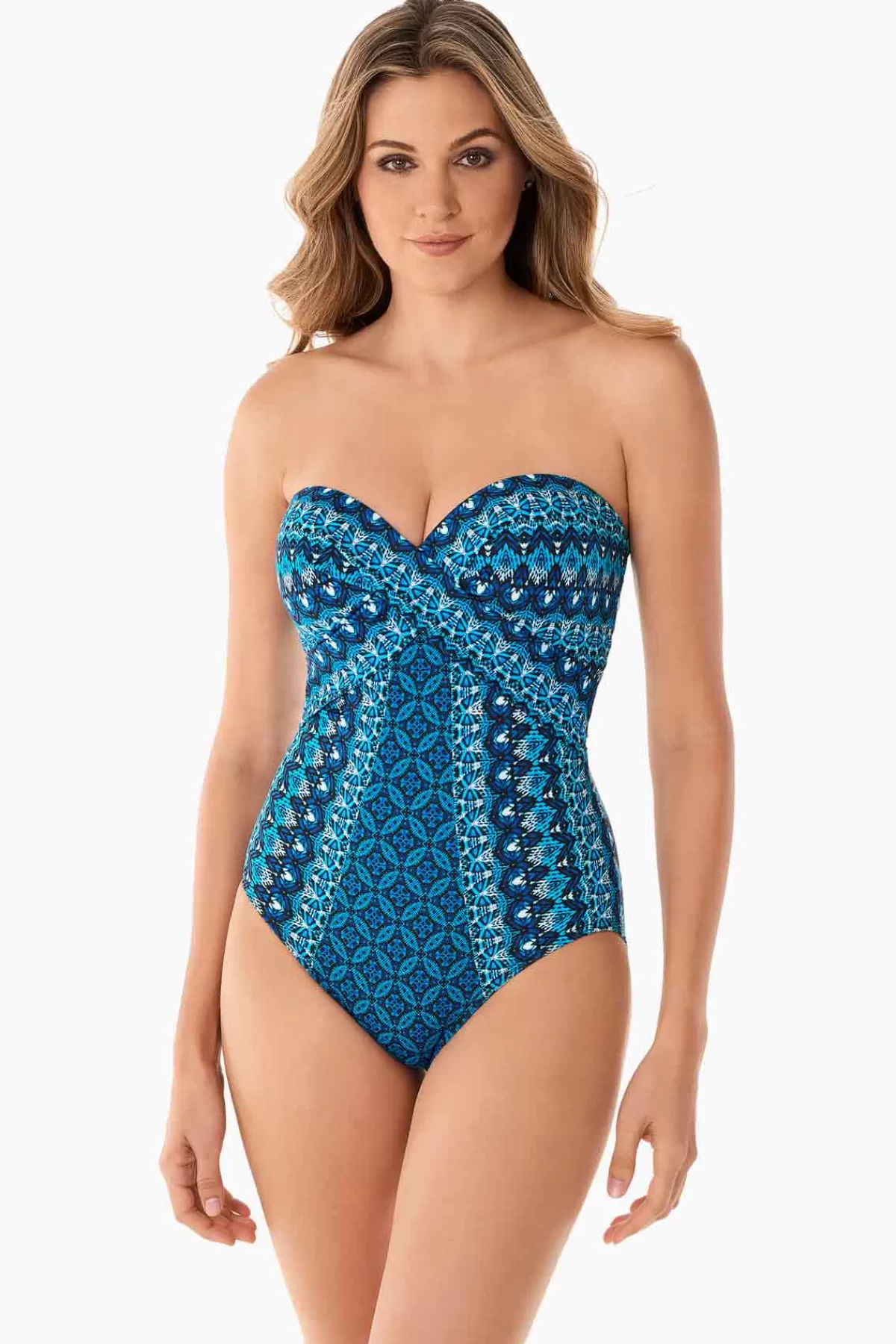 Miraclesuit Mosaica Seville One Piece Swimsuit | Women Bandeau