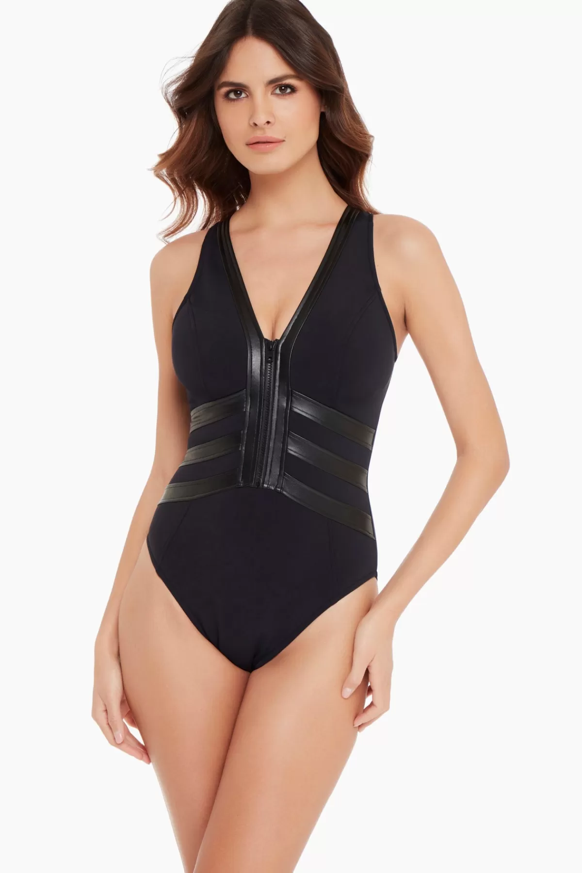 Miraclesuit Moto Chic Sean One Piece Swimsuit | Women One Piece