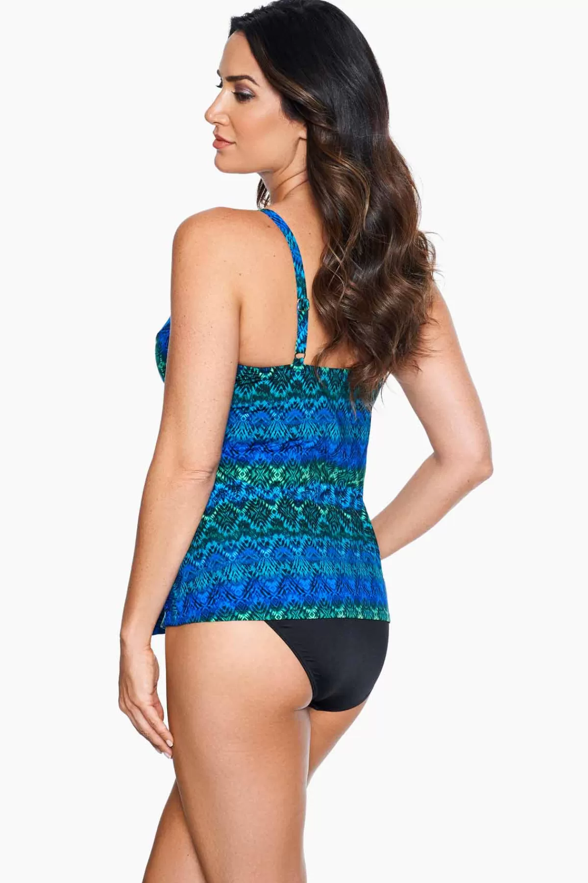 Miraclesuit Ocean Ombre Love Knot Tankini Top Dd-Cup | Women Tankini Tops