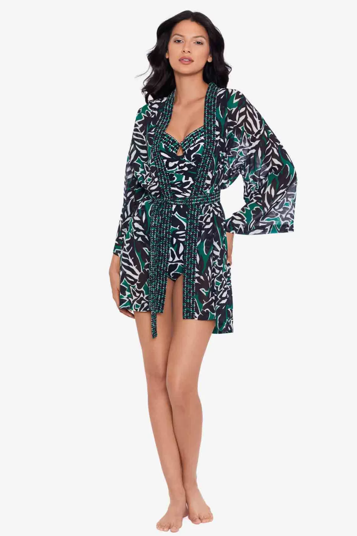 Miraclesuit Palma Verde Kimono Swim Cover Up | Women Cover Ups