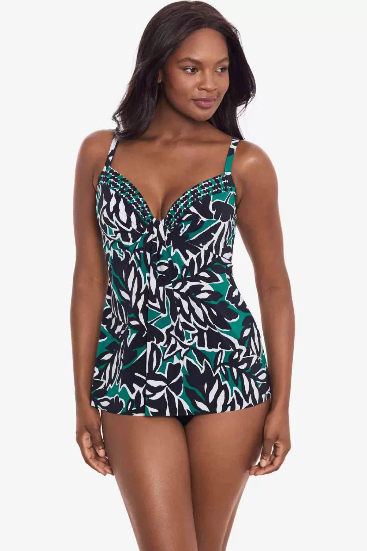 Miraclesuit Palma Verde Marina Tankini Top | Women Tankini Tops