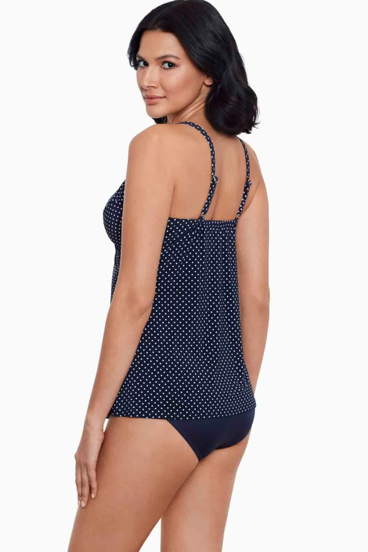 Miraclesuit Pin Point Love Knot Tankini Top | Women Tankini Tops