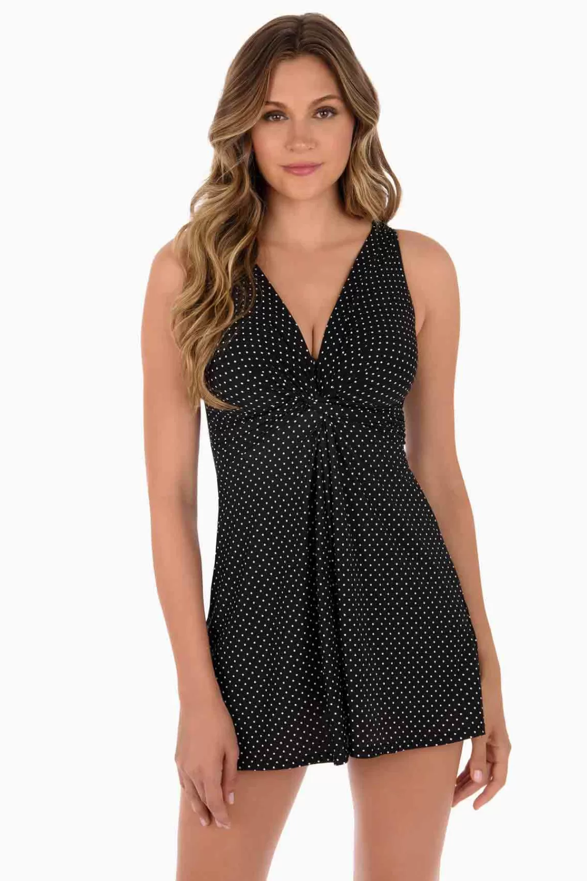 Miraclesuit Pin Point Marais One Piece Swim Dress | Women One Piece