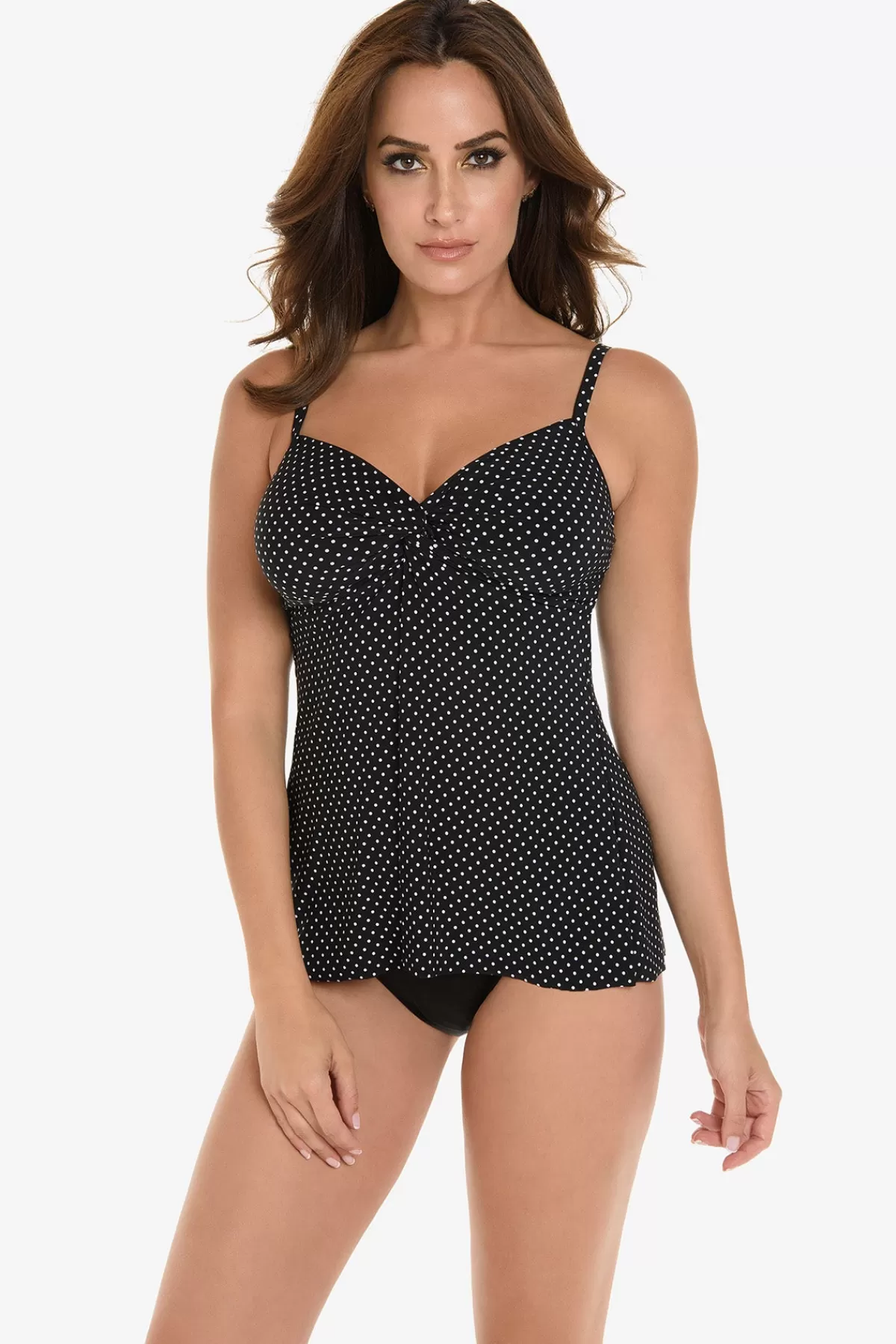 Miraclesuit Pin Point Roswell Tankini Top | Women Tankini Tops