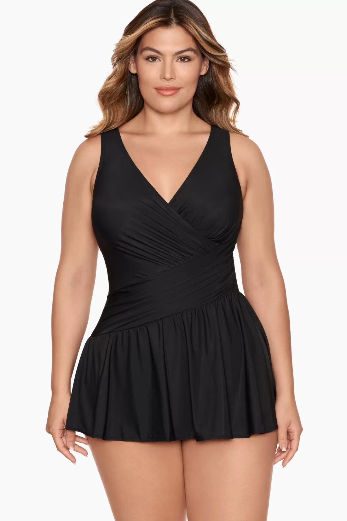 Miraclesuit Plus Size Aurora Swim Dress | Women Swim Dress