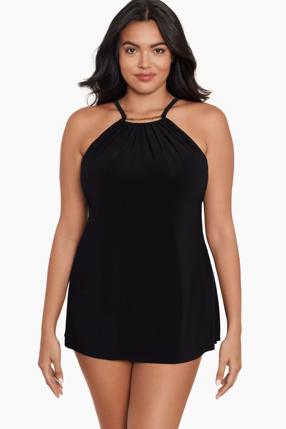 Miraclesuit Plus Size Parker One Piece Swim Dress | Women Swim Dress