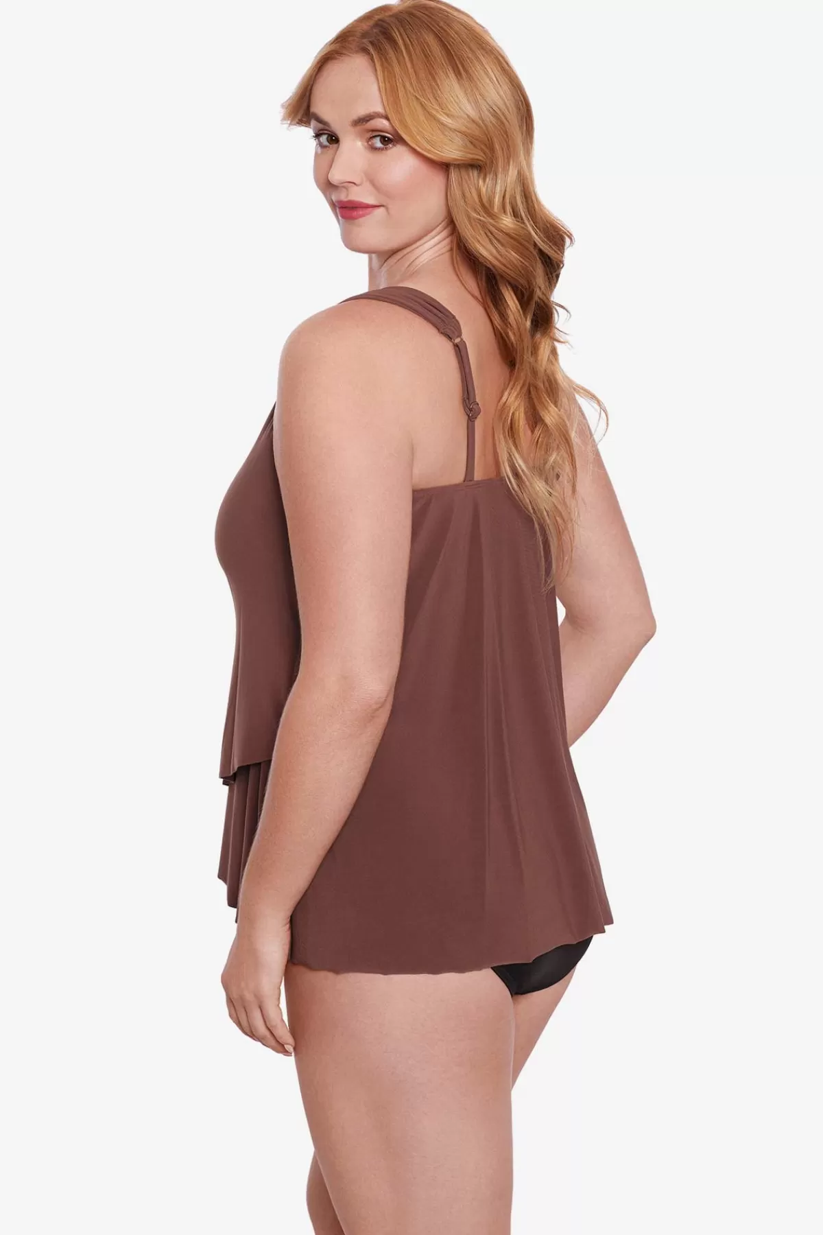 Miraclesuit Plus Size Razzle Dazzle Underwire Tankini Top | Women Tankini Tops