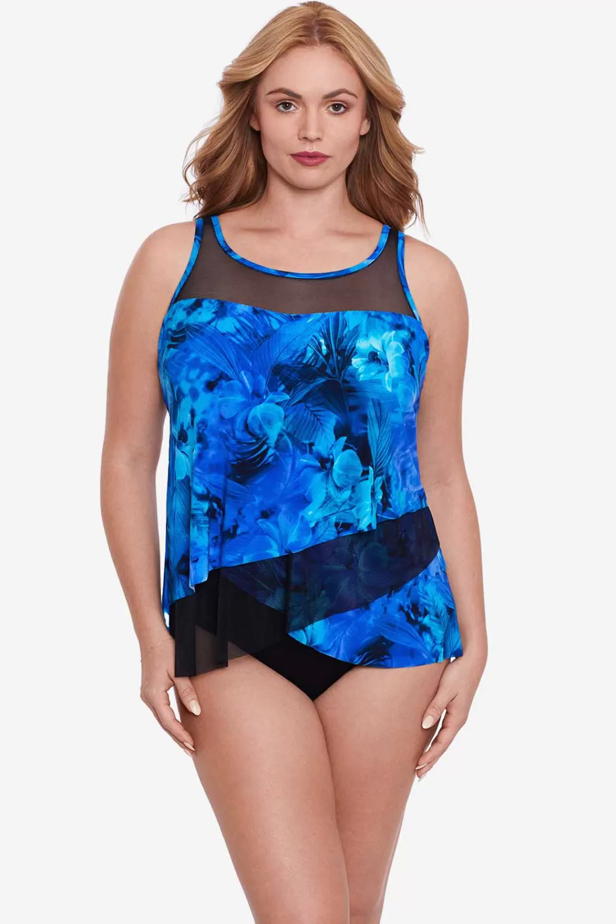 Miraclesuit Plus Size Sous Marine Mirage Tankini Top | Women Tankini Tops