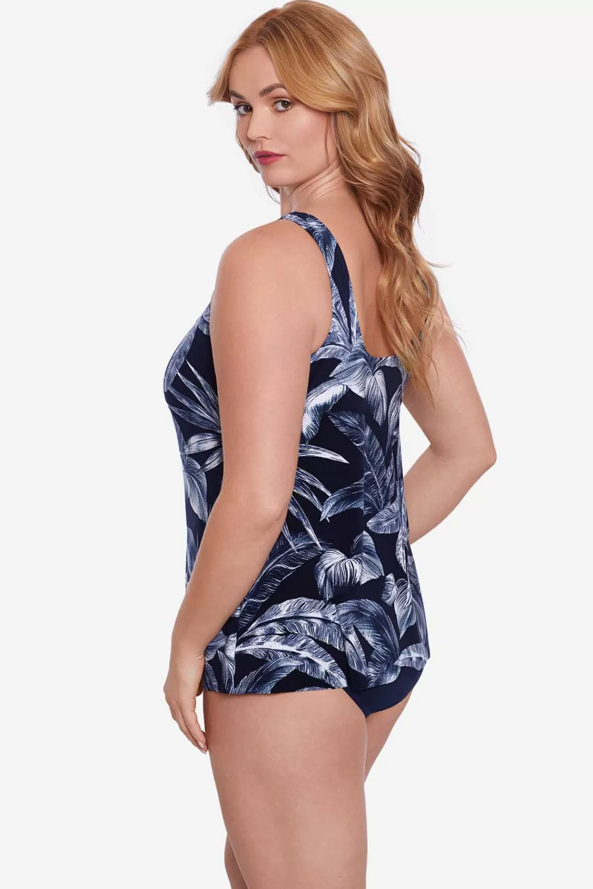 Miraclesuit Plus Size Tropica Toile Ursula Tankini Top | Women Tankini Tops