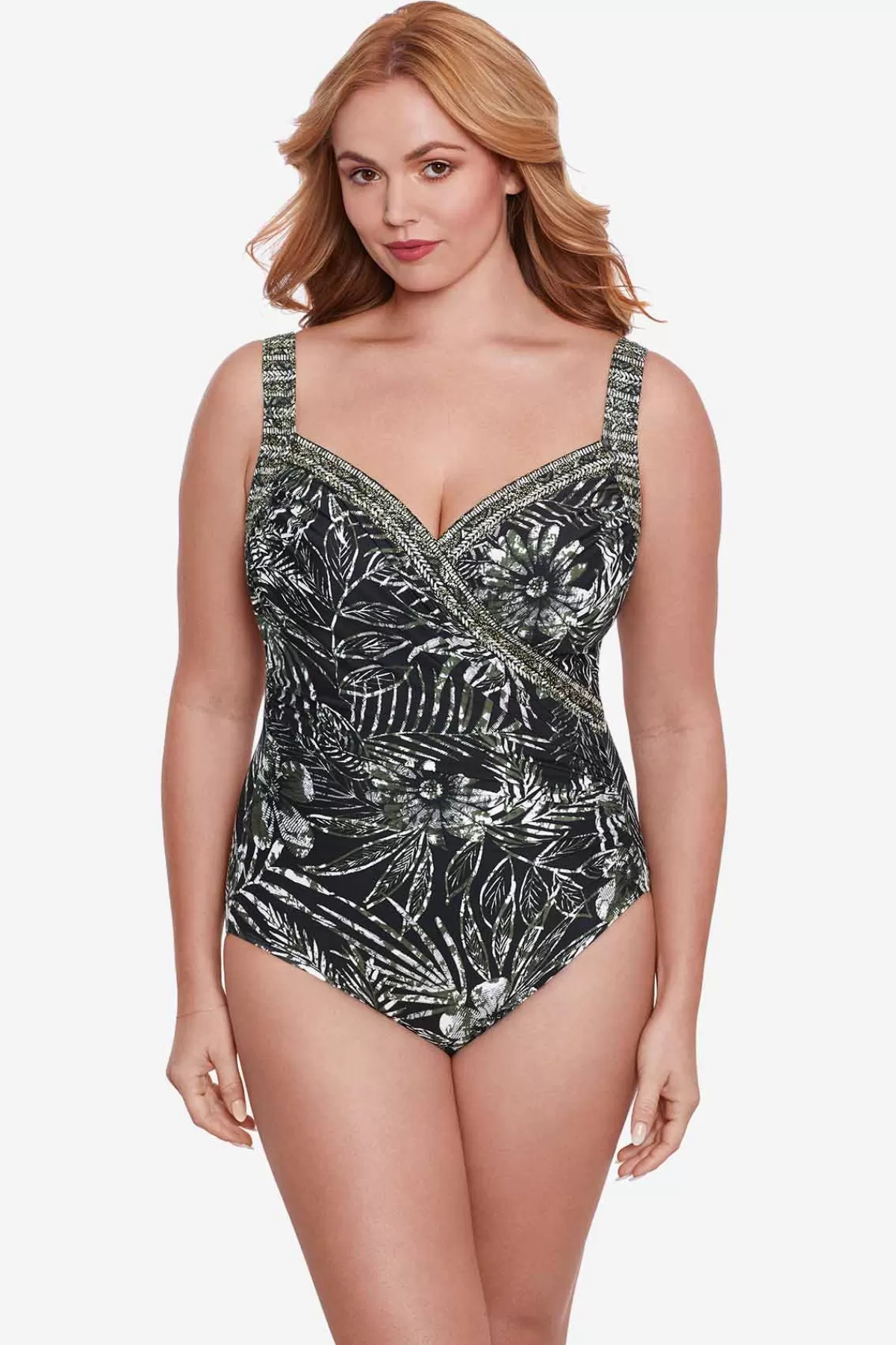 Miraclesuit Plus Size Zahara Sanibel One Piece Swimsuit | Women One Piece