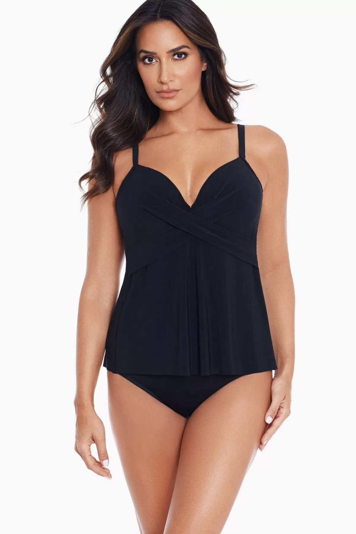 Miraclesuit Rock Solid Allura Tankini Top | Women Tankini Tops