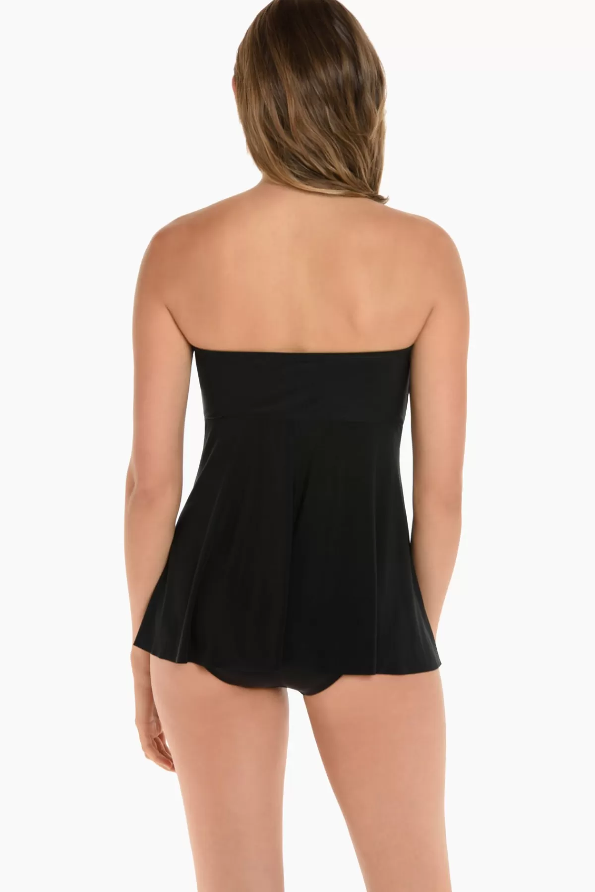 Miraclesuit Rock Solid Cadiz Bandeau Tankini Top | Women Tankini Tops