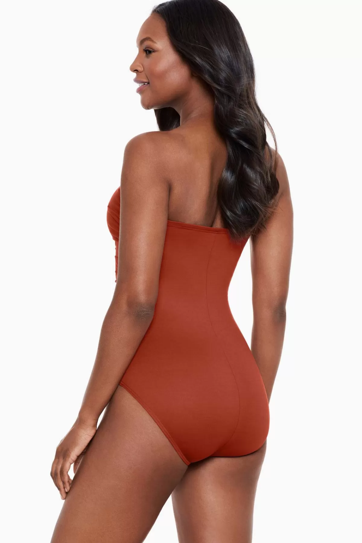 Miraclesuit Rock Solid Madrid Bandeau One Piece Swimsuit | Women One Piece