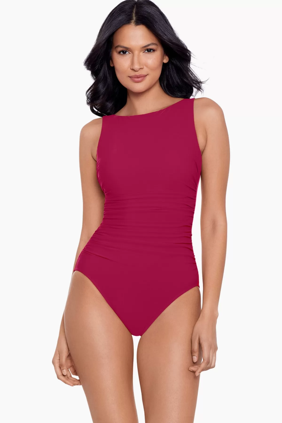 Miraclesuit Rock Solid Regatta High-Neck One Piece Swimsuit | Women One Piece