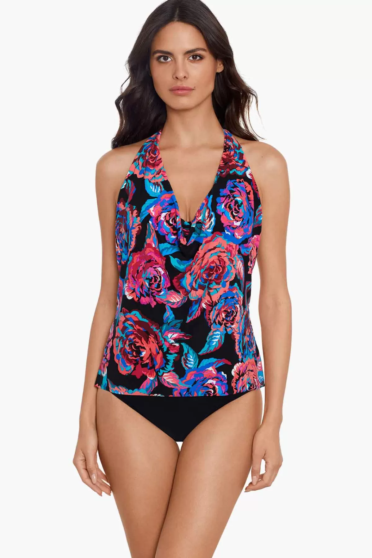 Miraclesuit Sonic Blooms Sophie Tankini Top | Women Tankini Tops