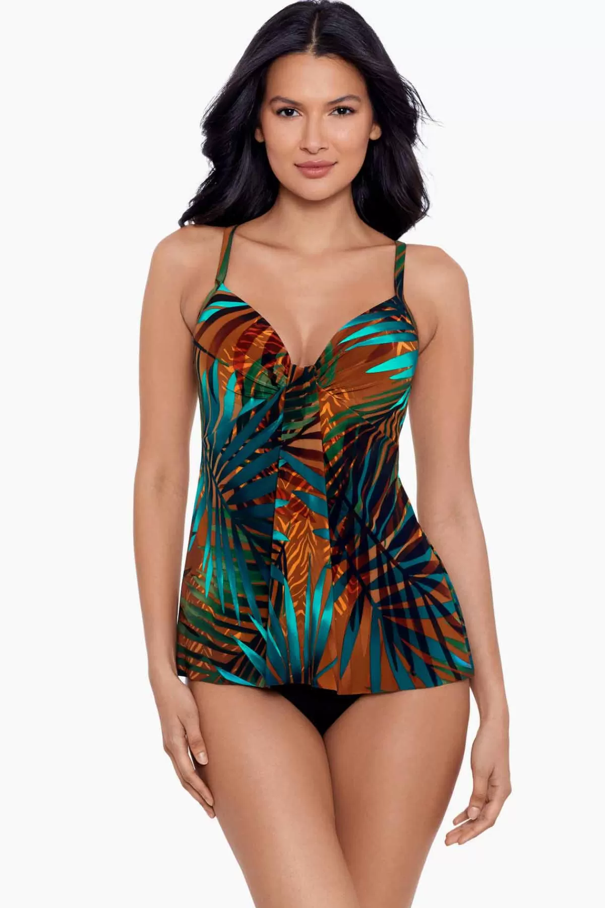 Miraclesuit Tamara Tigre Marina Tankini Top | Women Tankini Tops