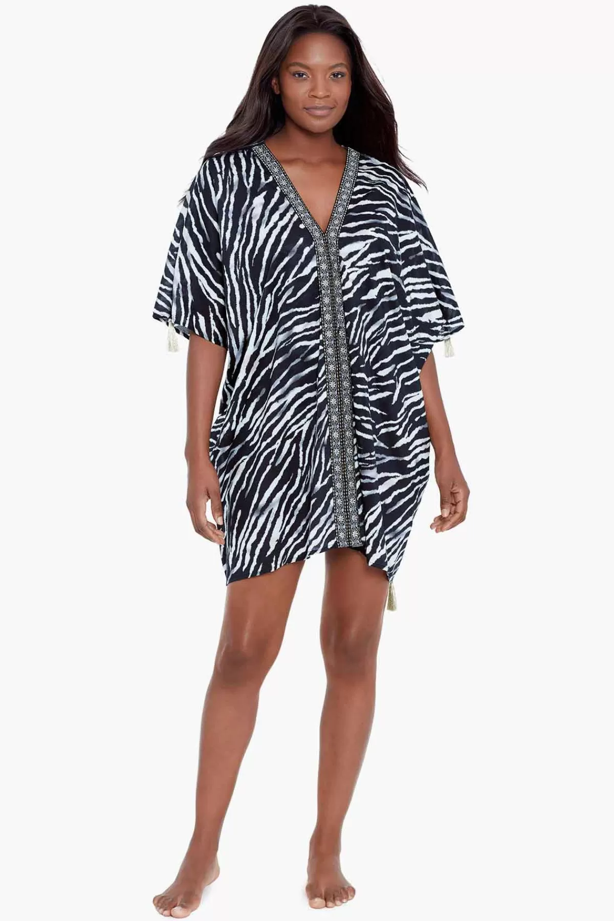 Miraclesuit Tigre Sombre Caftan Swim Cover Up | Women Cover Ups