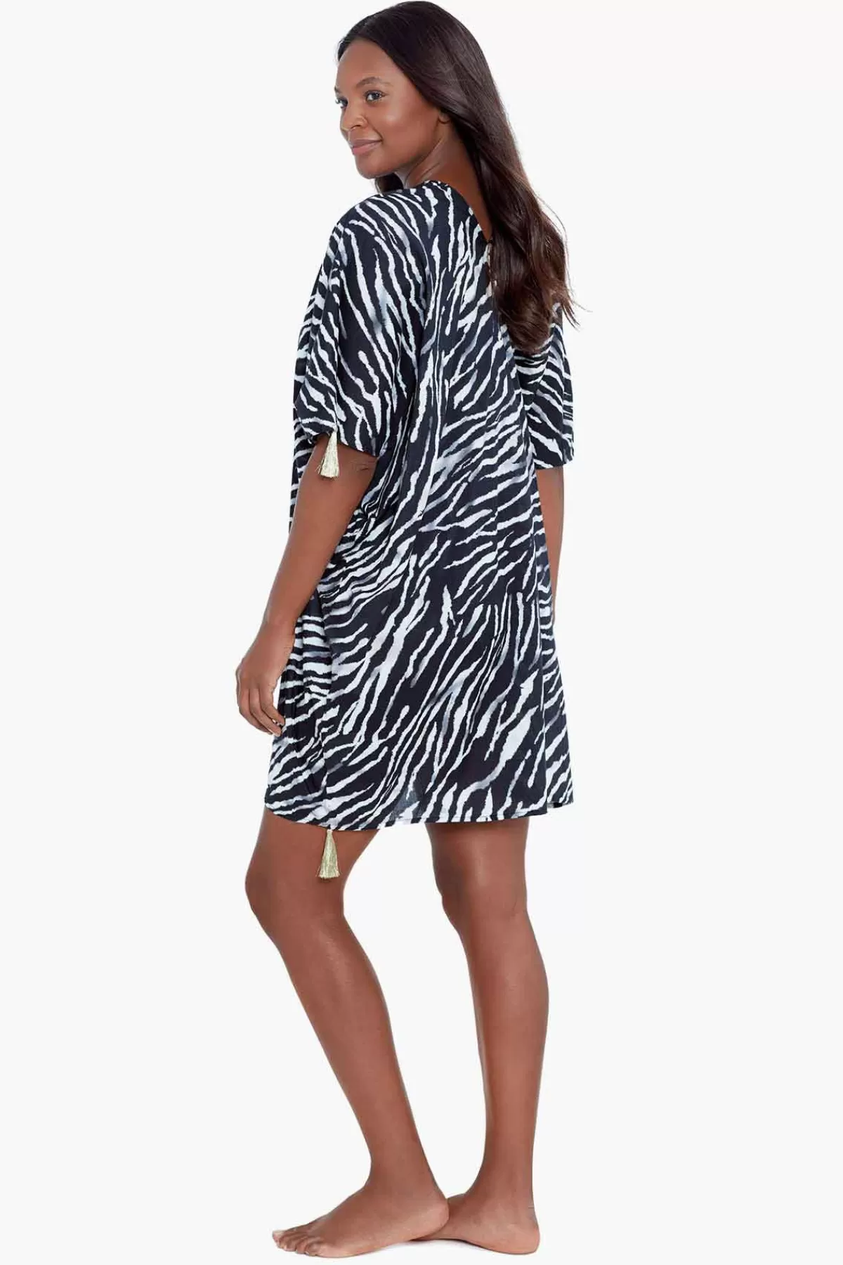 Miraclesuit Tigre Sombre Caftan Swim Cover Up | Women Cover Ups