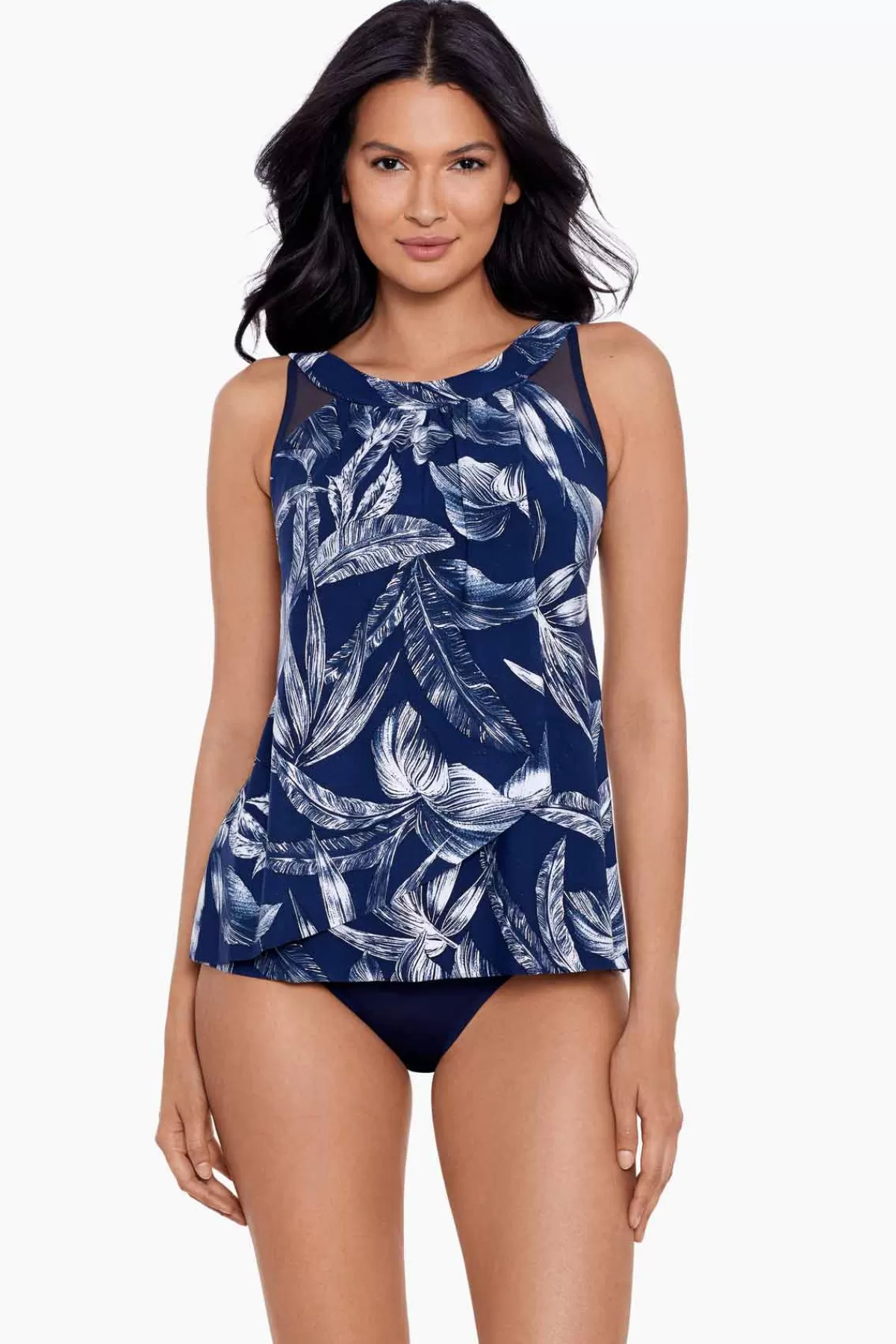 Miraclesuit Tropica Toile Ursula Tankini Top | Women Tankini Tops