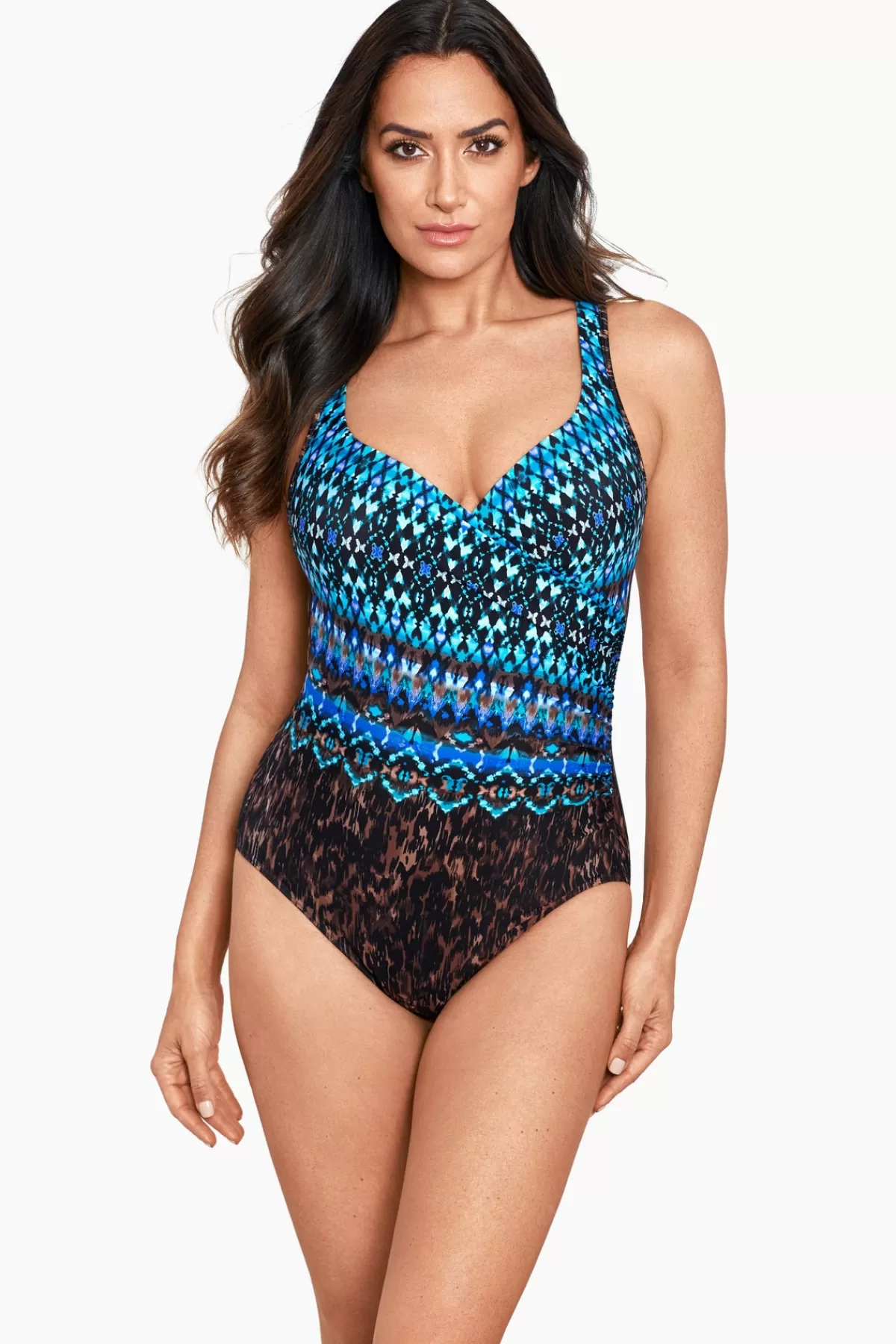 Miraclesuit Untamed It'S A Wrap One Piece Swimsuit | Women One Piece