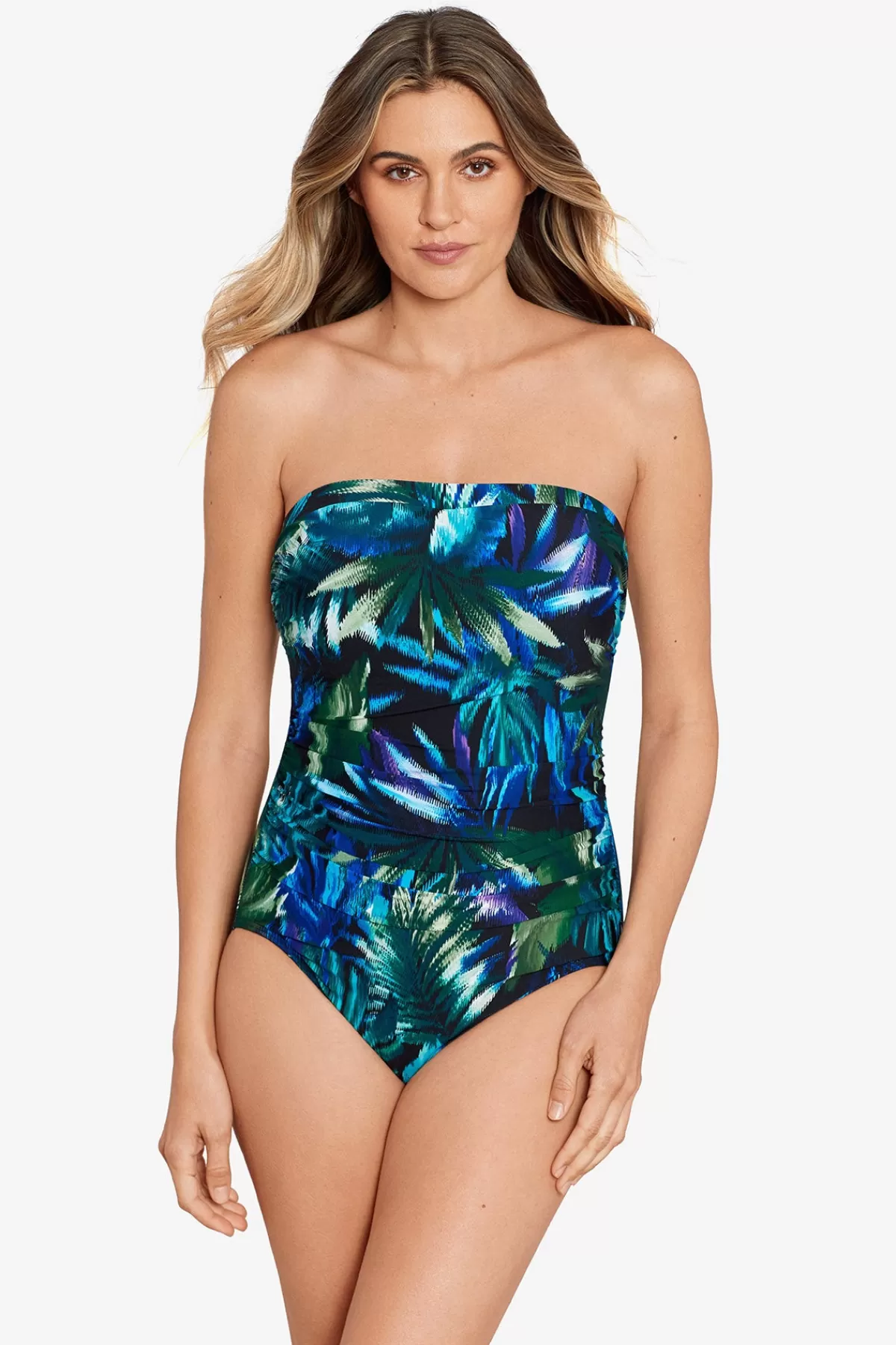 Miraclesuit Ussepa Avanti Bandeau Swimsuit | Women One Piece