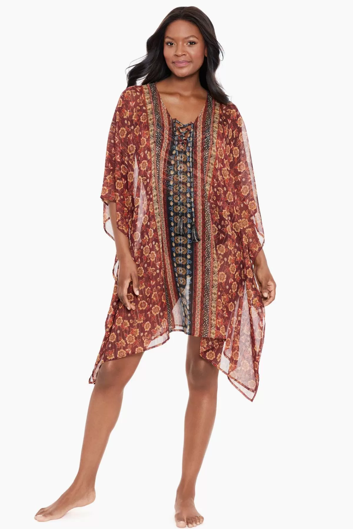 Miraclesuit Zwina Caftan Swim Cover Up | Women Cover Ups